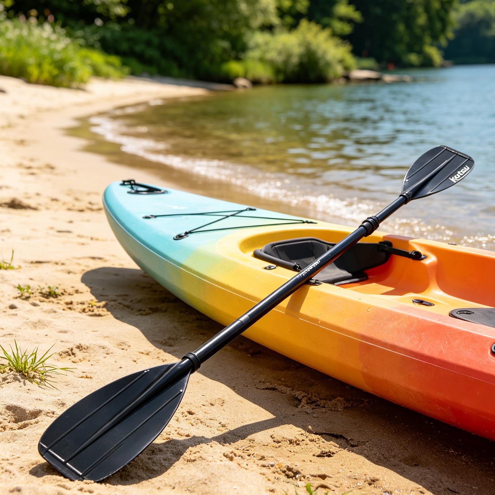 Fishing Kayak Paddle - Dwuczęściowe wiosło z włókna węglowego do