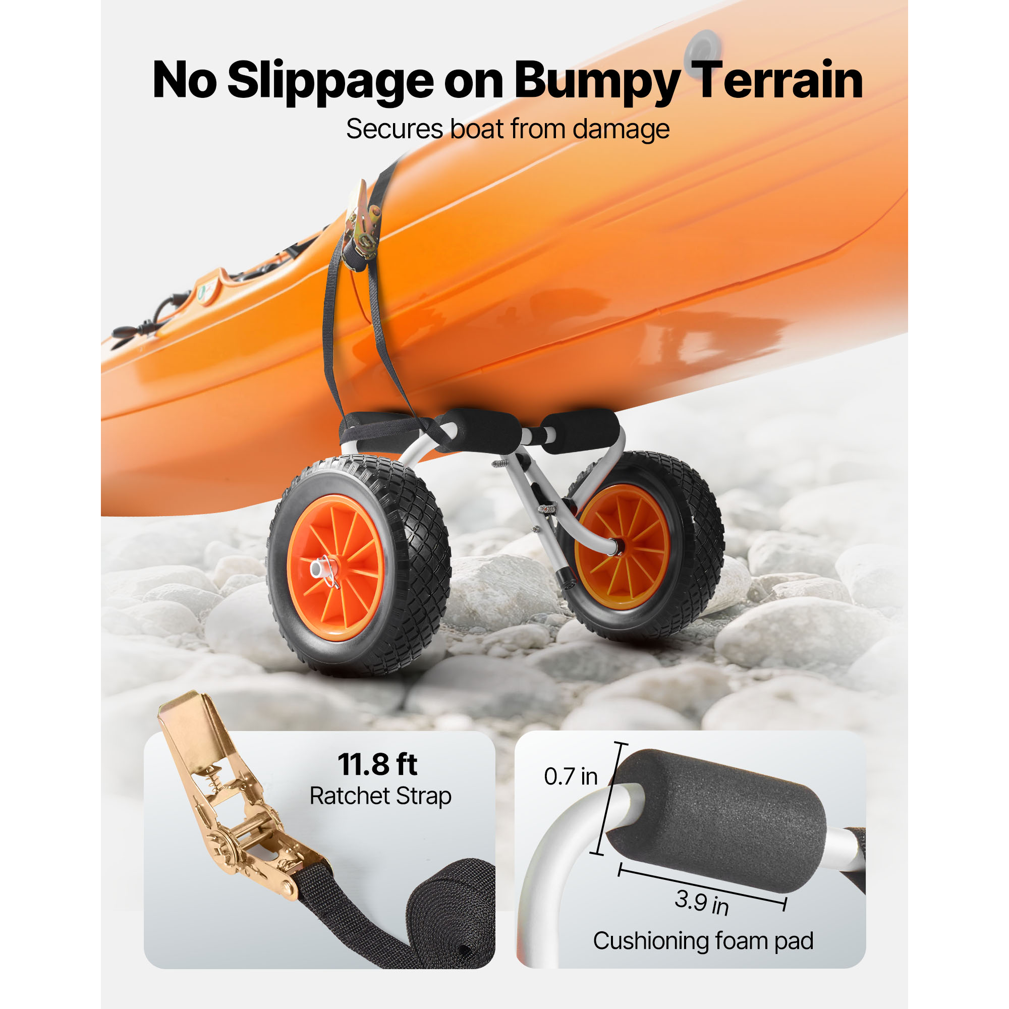 Wózek do kajaka SucceBuy 200 l – Fishing Kayak Cart recenzja i cena